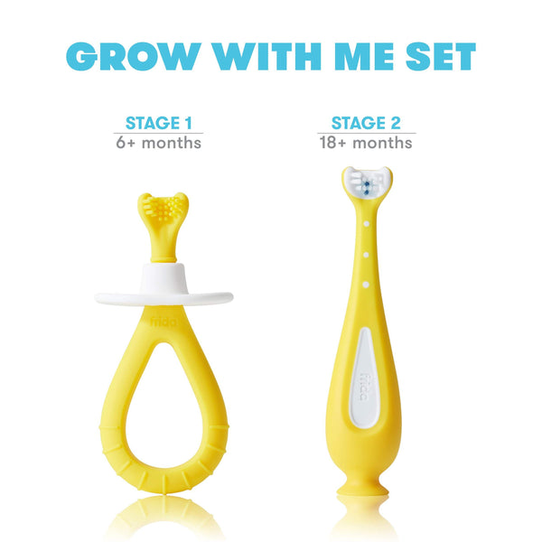 Grow-With-Me Training Toothbrush Set